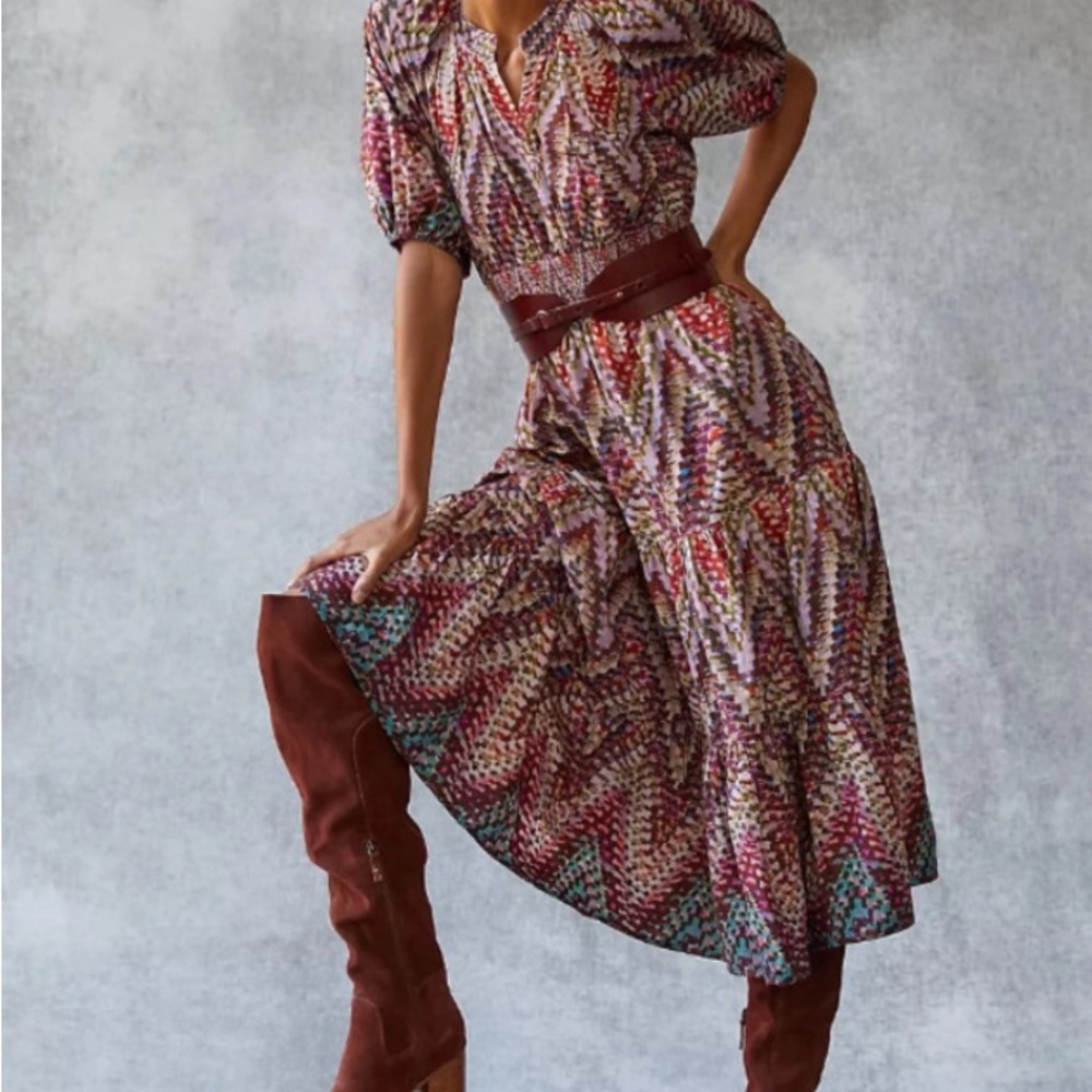 Conditions Apply Anthropologie Maxi Dress XS Sommerset